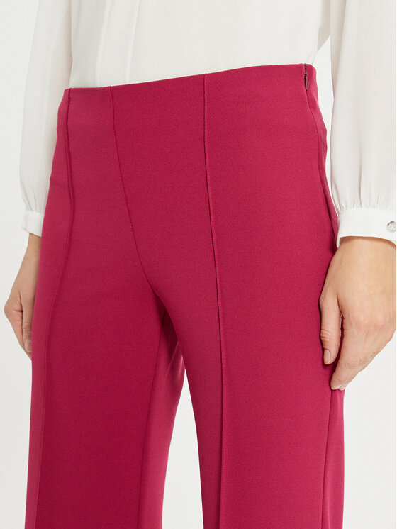 Rinascimento Rinascimento Hlače CFC0121355003 Tamnocrvena Regular Fit