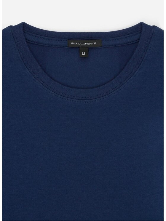 Pako Lorente Pako Lorente T-Shirt P000B-TX-006 Granatowy Classic Fit