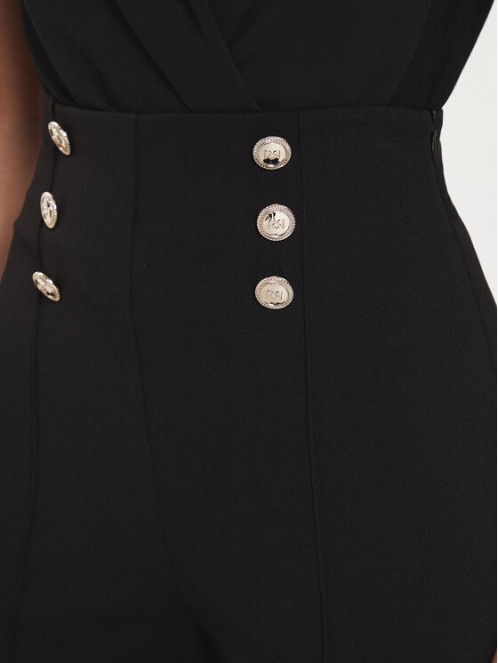 Rinascimento Rinascimento Pantaloni di tessuto CFC0019595002 Nero Regular Fit