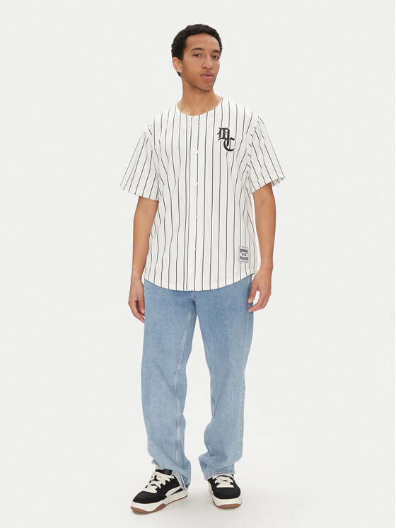 DC DC Πουκάμισο ADYKT03253 Λευκό Regular Fit