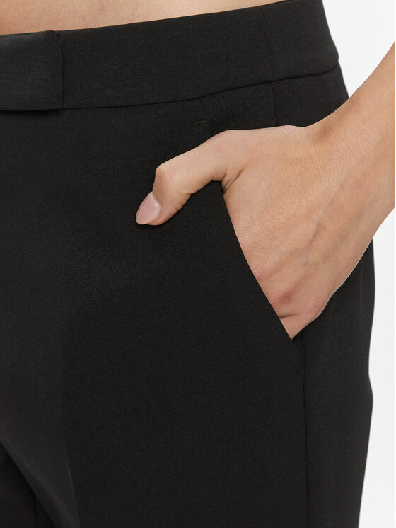 MICHAEL Michael Kors MICHAEL Michael Kors Hlače MH330K43GZ Crna Regular Fit