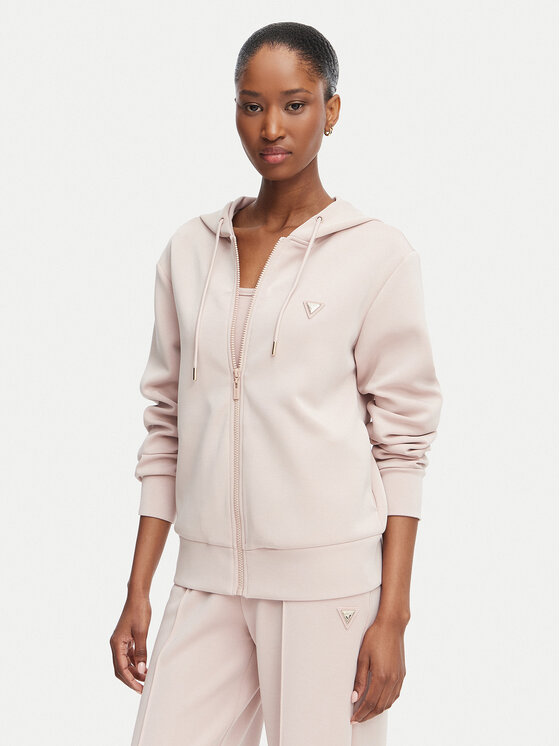 Guess Hanorac V4YQ06 KCAY2 Roz deschis Regular Fit