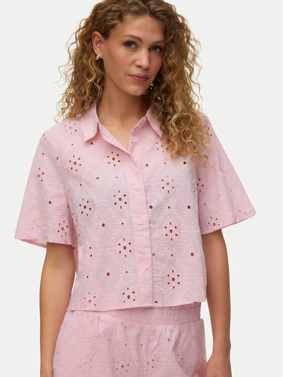 Vero Moda Vero Moda Košeľa Eliza 10342754 Svetloružová Regular Fit