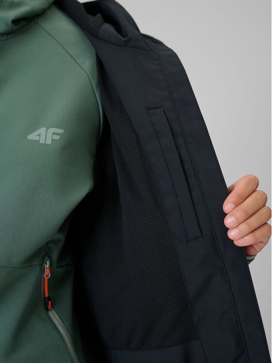 4F 4F Kurtka outdoor 4FRAW26TTJAF1367-20S Czarny Regular Fit