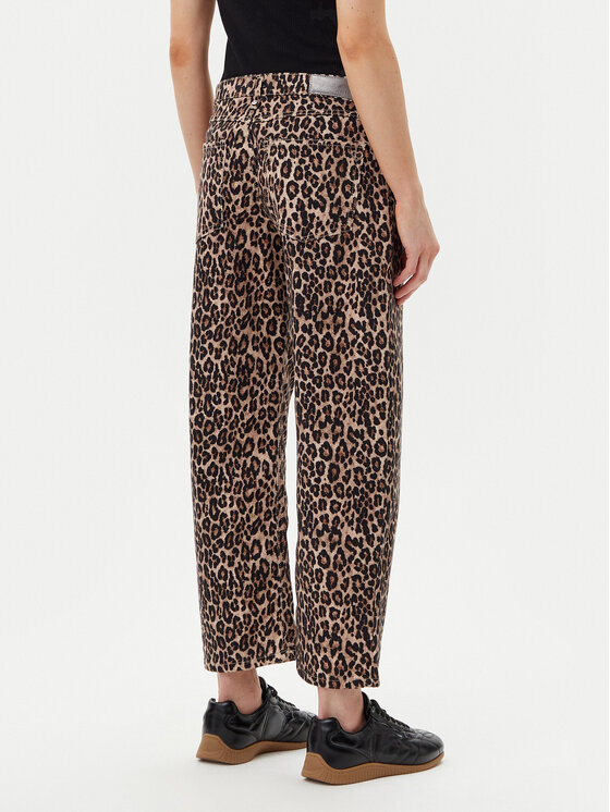 Please Please Jeans P3HSDBNC97 Marrone Straight Fit
