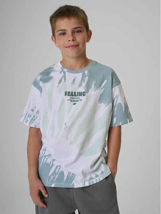 4F 4F T-Shirt SKATE & RIDE Kolorowy Loose Fit