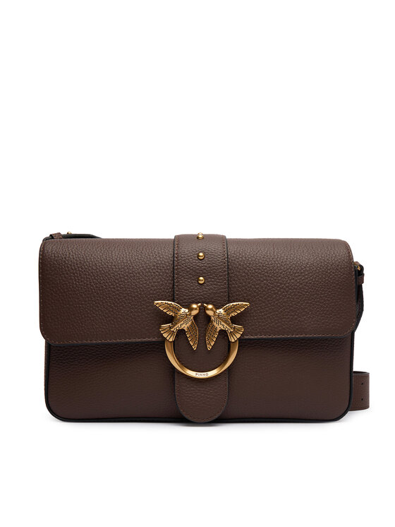 PINKO PINKO Handtasche Love One Classic Slouchy Fl PLTT 104524 A2OX Braun