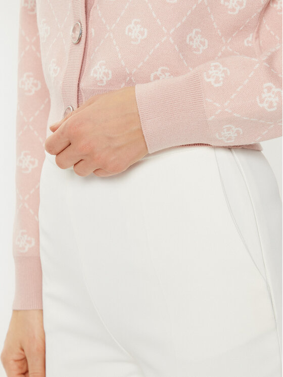 Guess Guess Kardigāns W4BR0D Z3JD2 Rozā Regular Fit