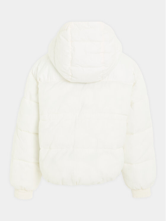 Tommy Hilfiger Tommy Hilfiger Žieminė striukė New York KG0KG07551 Balta Relaxed Fit