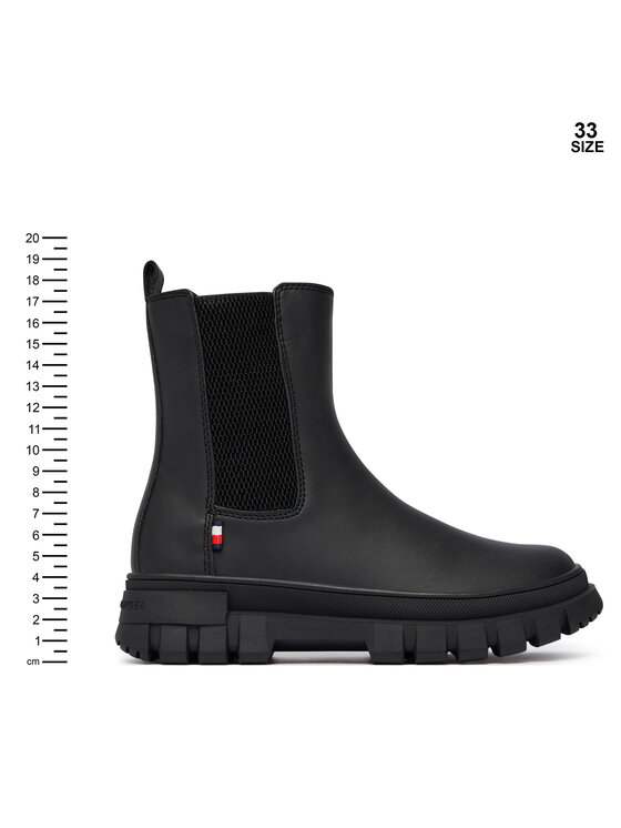 Tommy Hilfiger Tommy Hilfiger Botki T3X5-35295-1355 M Czarny