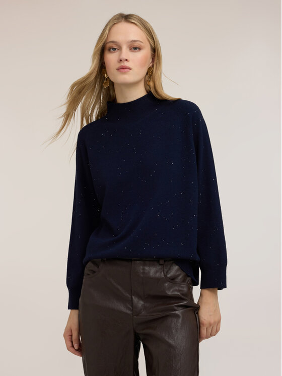 Motivi Motivi Maglione M361E002419N034 Blu Regular Fit