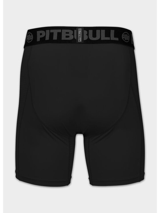 PITBULL PITBULL Szorty sportowe RUNWAY Czarny Regular Fit