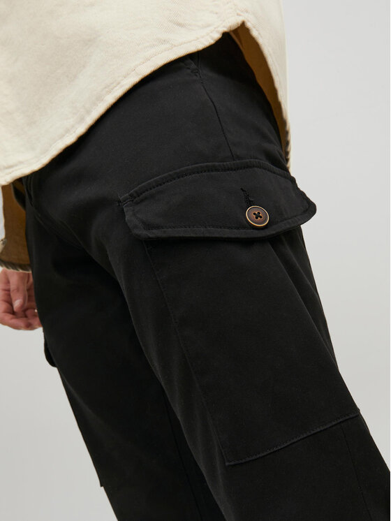 Jack&Jones Jack&Jones Hlače Ollie 12224001 Crna Regular Fit