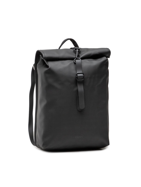 Rains Plecak Rolltop Rucksack Mini 13610 Czarny | Modivo.pl