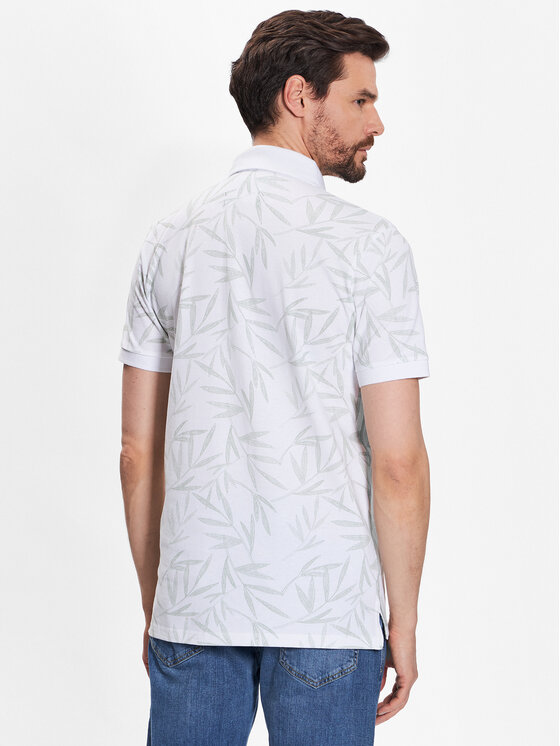 INDICODE INDICODE Polo Passo 40-851 Bianco Regular Fit