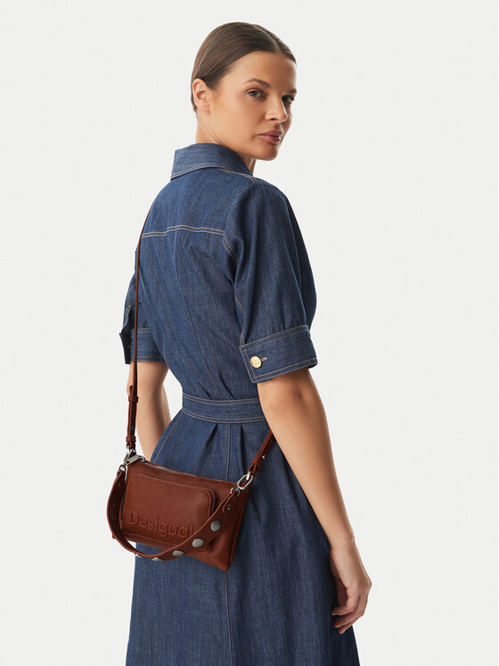 Desigual Desigual Τσάντα Monic 24WAYP02 Καφέ