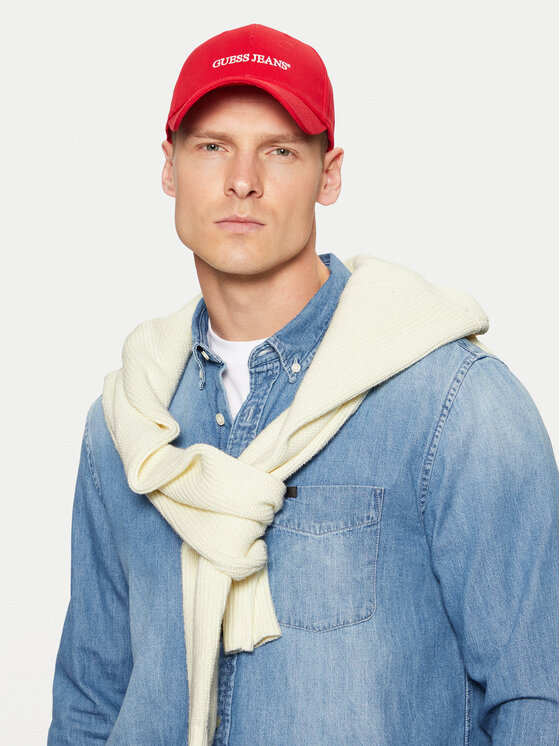 Guess Jeans Guess Jeans Baseball sapka M4BZ26 WF8V1 Piros