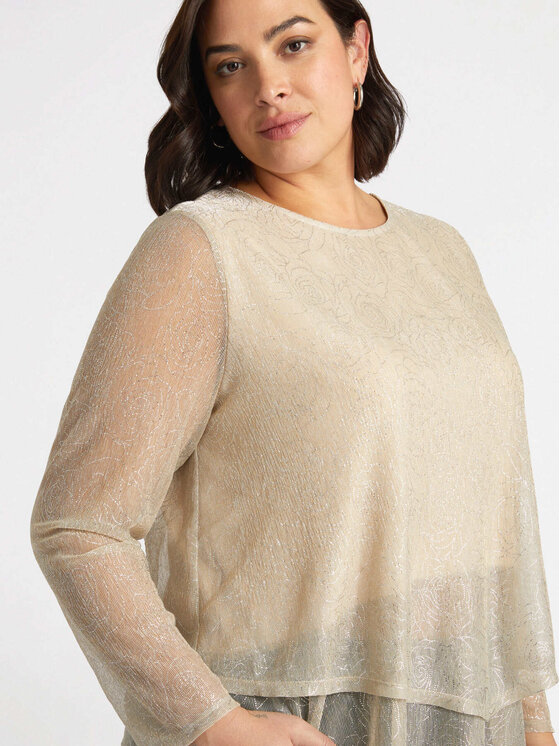 Fiorella Rubino Fiorella Rubino Blusa G481L008282N008 Oro Regular Fit