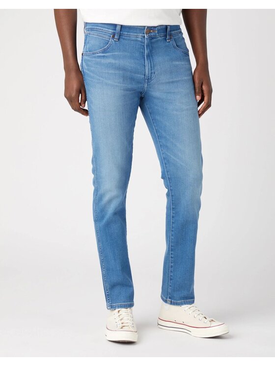 Wrangler Wrangler Jeansy LARSTON Niebieski Slim Fit