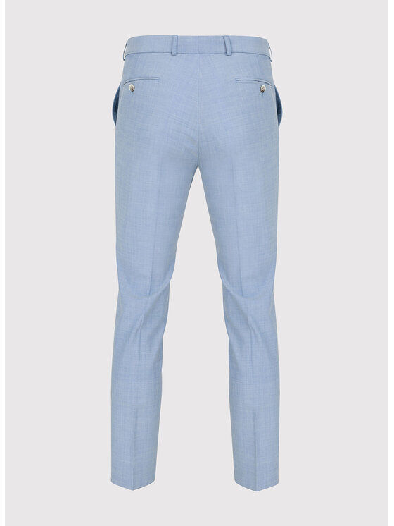 Pako Lorente Pako Lorente Spodnie garniturowe P22SP-6G-004 Błękitny Slim Fit