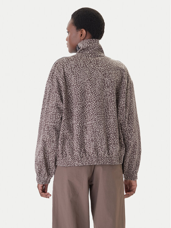 adidas adidas Дънково яке Firebird Aop KD2815 Кафяв Oversize