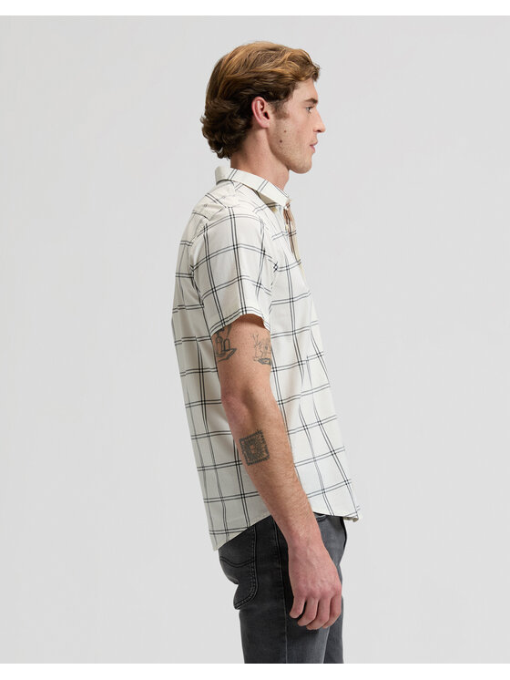 Lee Lee Koszula SSBUTTON DOWN Biały Relaxed Fit