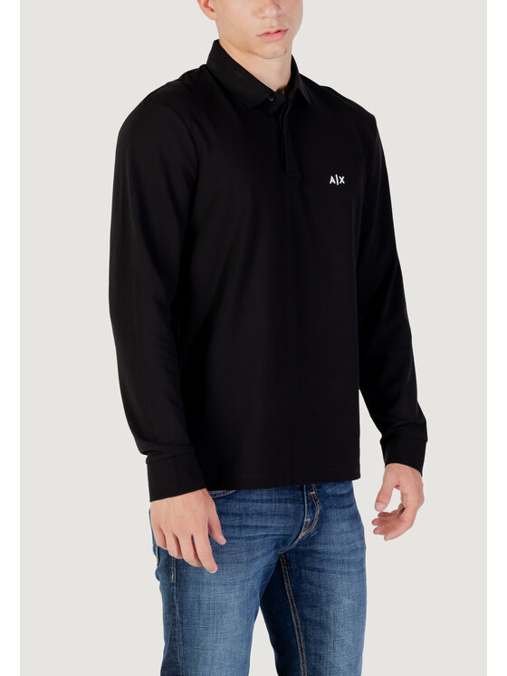 Armani Exchange Armani Exchange Polo XM001288 AF17321 Czarny Casual Fit