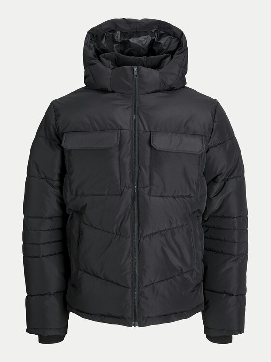 Jack & Jones Jack & Jones Geacă de iarnă Build 12256858 Negru Regular Fit