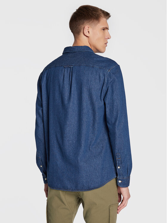 Wrangler Wrangler camicia di jeans W5B9LW023 112321159 112321159 Blu Regular Fit