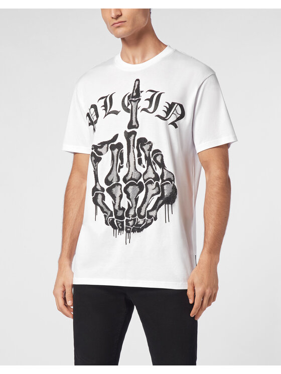 PHILIPP PLEIN PHILIPP PLEIN T-shirt 14669 Bianco Regular Fit