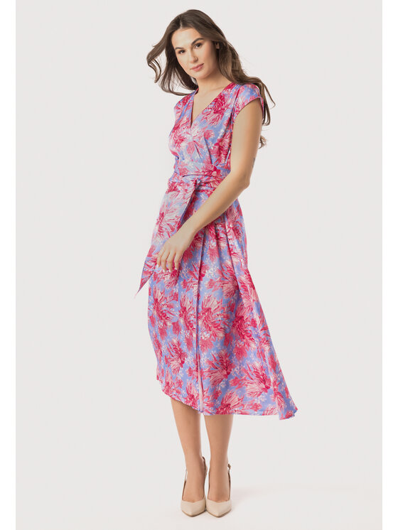 QUIOSQUE QUIOSQUE Každodenné šaty GARETA DRESS Modrá Regular Fit