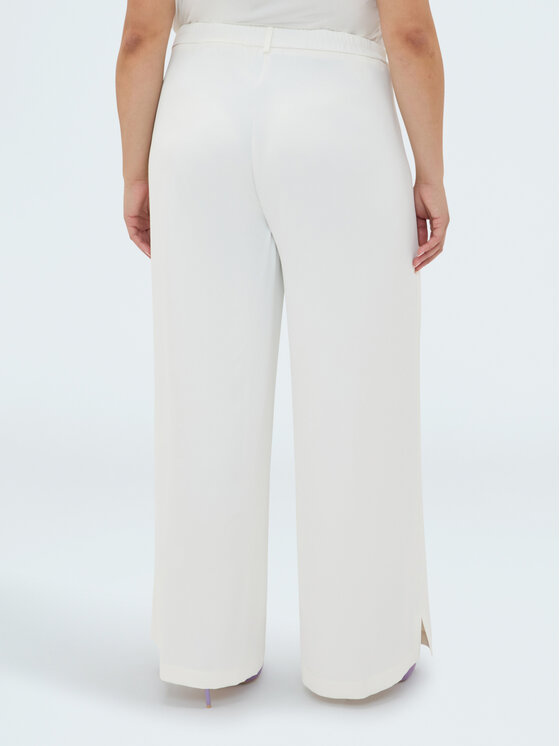 Fiorella Rubino Fiorella Rubino Pantaloni di tessuto P068T005447N011 Bianco Regular Fit