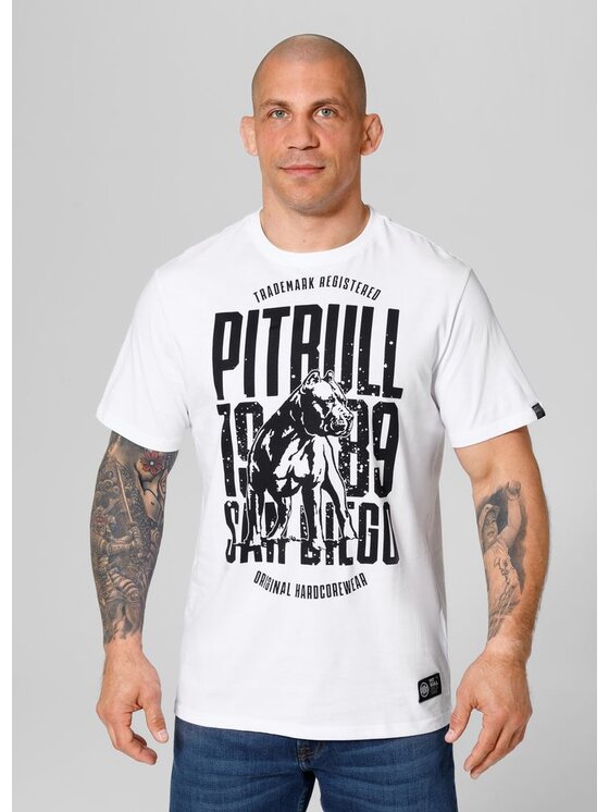 PITBULL PITBULL T-Shirt Koszulka San Diego Dog 3XL Biały Regular Fit