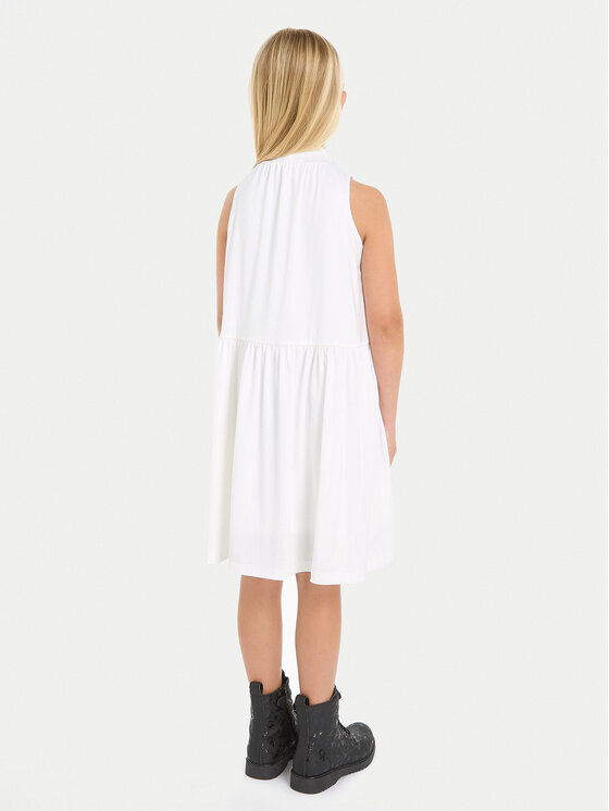 Calvin Klein Jeans Calvin Klein Jeans Літня сукня Iridescent IG0IG02481 Білий Relaxed Fit