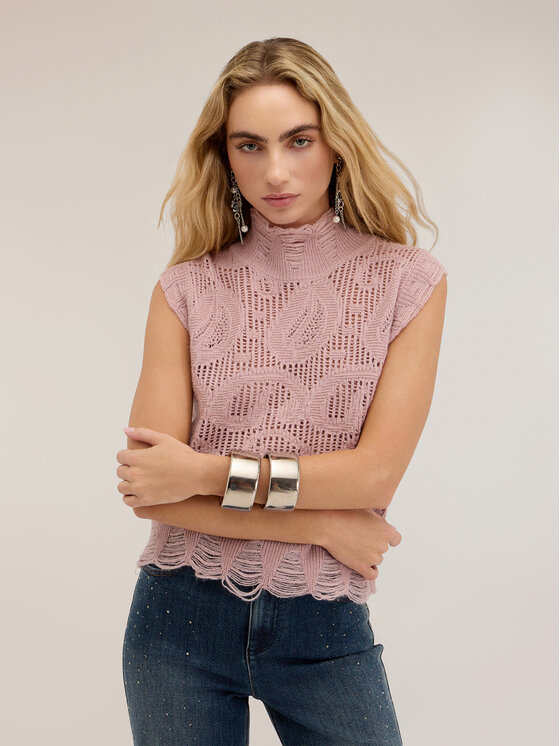 Motivi Motivi Maglione M533W004248N009 Rosa Regular Fit