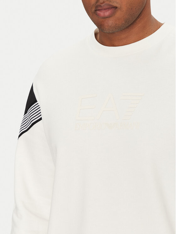 EA7 Emporio Armani EA7 Emporio Armani Bluza 7M000272 AF12451 U0005 Biały Regular Fit