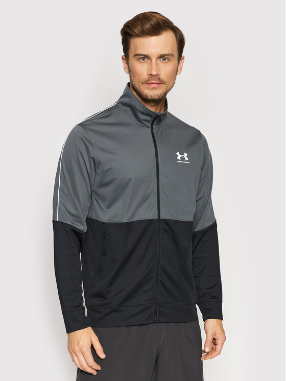 Under Armour Μπλούζα Ua Pique 1366202 Γκρι Fitted Fit