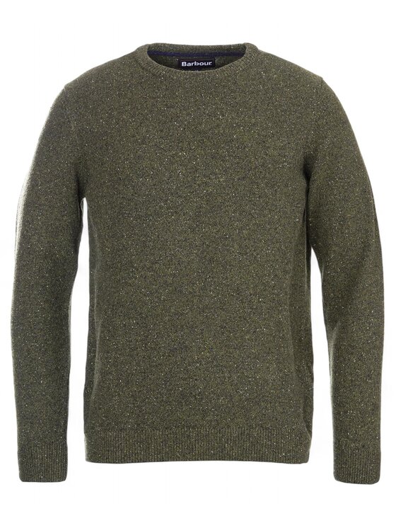 Barbour Barbour Sweter q-dav-56609 Zielony Regular Fit