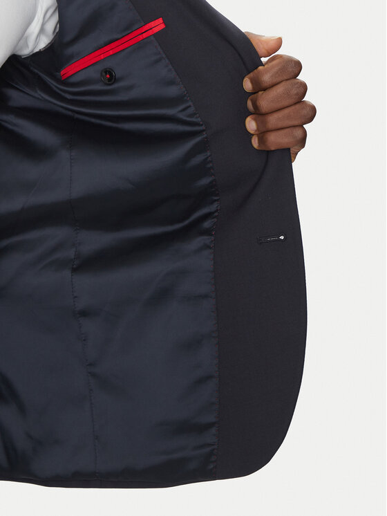 HUGO HUGO Oblek Henry/Getlin232X 50530116 Tmavomodrá Slim Fit
