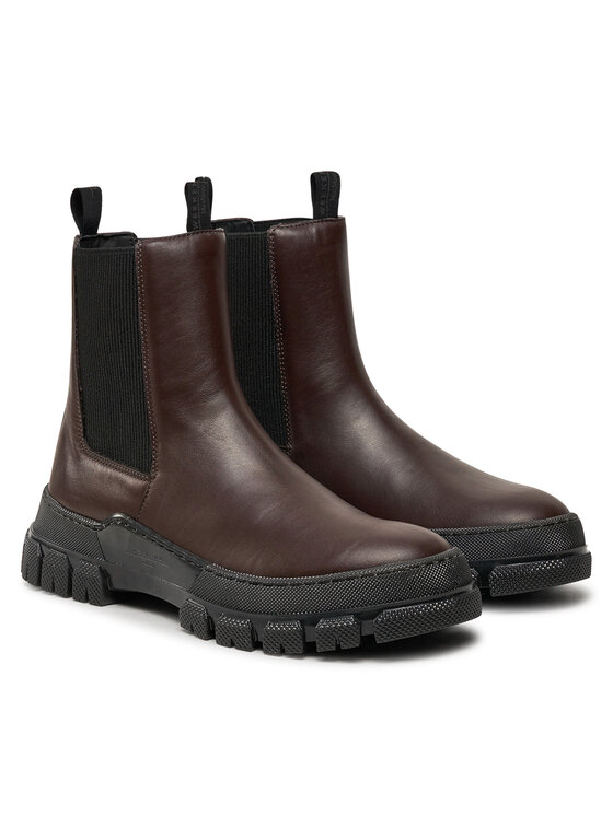 Weekend Max Mara Weekend Max Mara Gležnjarji Chelsea Ellisse 2425796035600 Rjava