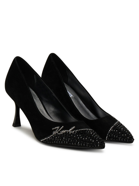 KARL LAGERFELD KARL LAGERFELD Γοβάκια Sienna Signature Pump KL32712 Μαύρο