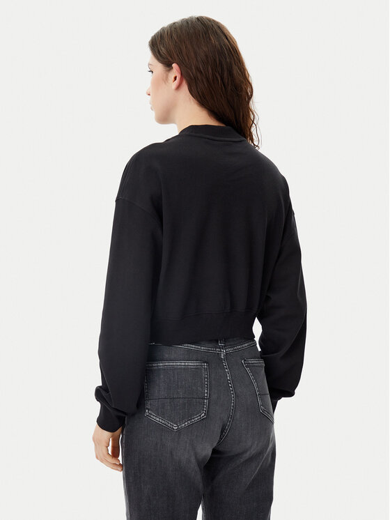HUGO HUGO Pulóver Dewita 50530446 Fekete Oversize