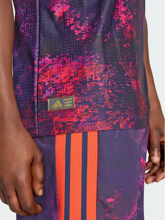 adidas adidas Koszulka techniczna 172104 Kolorowy Slim Fit