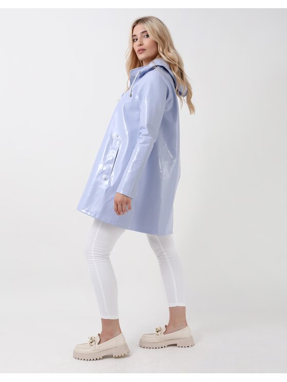 VANNSKJOLD VANNSKJOLD Kurtka przeciwdeszczowa GRACE FLASH Niebieski A-Line Fit