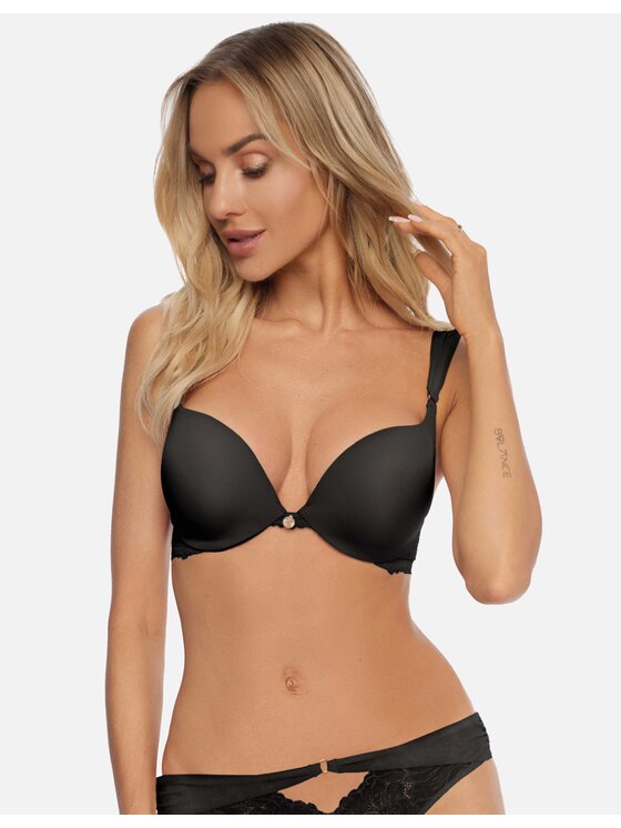 Esotiq Esotiq Biustonosz push-up 41446-99X Czarny