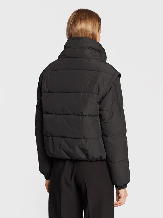 Patrizia Pepe Patrizia Pepe Μπουφάν χειμωνιάτικο 2O0008/A150-K103 Μαύρο Regular Fit