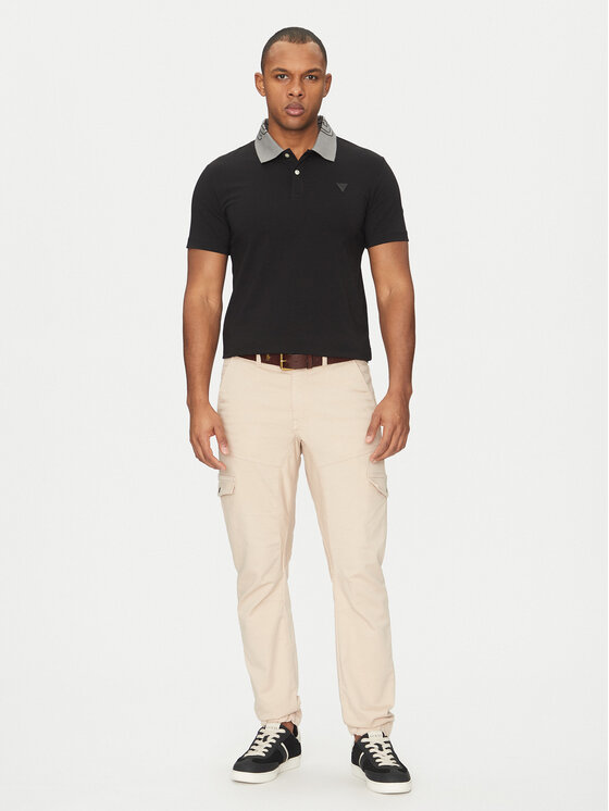 Guess Guess Polokošile M5GP66 J1314 Černá Regular Fit