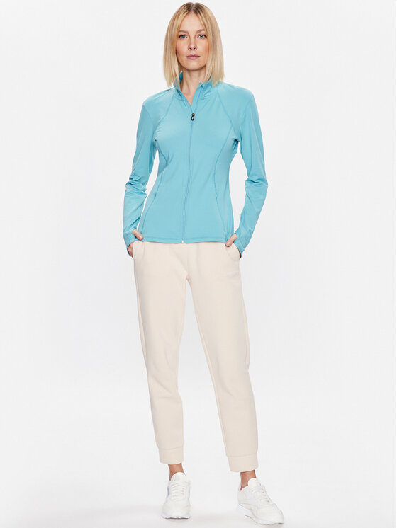 Skechers Skechers Bluza Skechers Go Flex Mesh Jacket Niebieski Regular Fit