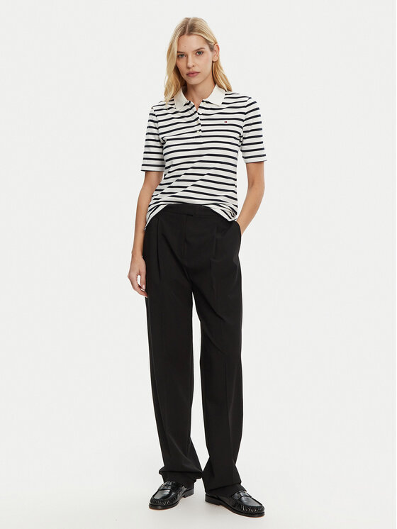 Tommy Hilfiger Tommy Hilfiger Поло 1985 WW0WW43224 Cиній Regular Fit