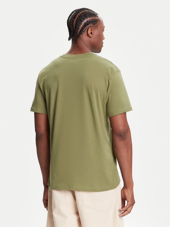 Quiksilver Quiksilver Majica EQYZT08174 Zelena Regular Fit